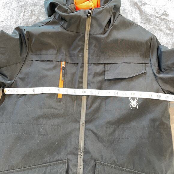 Spyder Expedition Mountain Summit Mens Gray Jacket Coat Parka Small - Picture 8 of 16